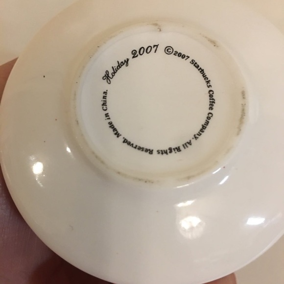 Holiday Starbucks Teacup Ornament 2007 - Picture 5 of 8